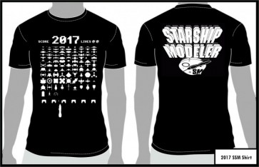 2017 Starship Modeler T-Shirt