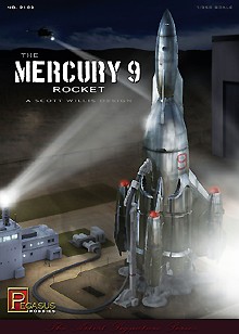 1/350 Mercury 9 Rocket