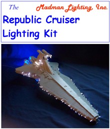 Republic Cruiser Lighting Kit for Revell