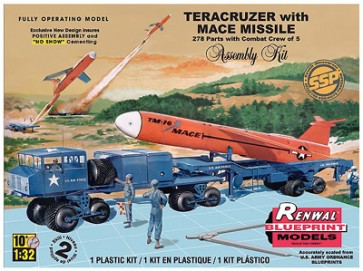 1/32 Teracruzer Flatbed Towing Vehicle w/Mace Missile (SSP)
