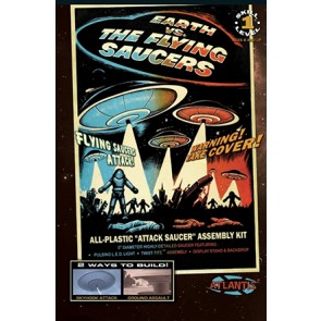 Earth vs The Flying Saucers: Attack Saucer w/LED Light