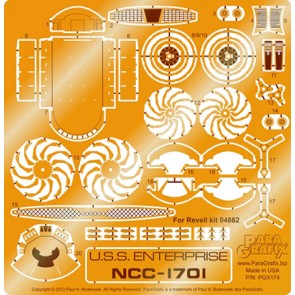 1/500 USS Enterprise (2009) Photoetch Set (for Revell)