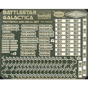 Battlestar Galactica Photoetch & Decal Set (for Moebius)