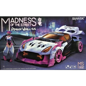 1/32 Dragon Wing Armored Sports Car w/ Nana Driver Figure ( Madness of the Streets)